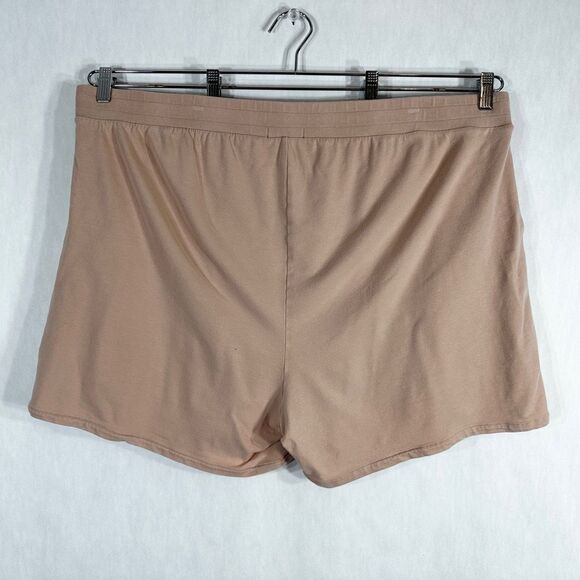Torrid Plus Size 4X‎ Shorts Jersey Kit Elastic Waist Pockets Dusty Pink 1316 - Picture 2 of 8